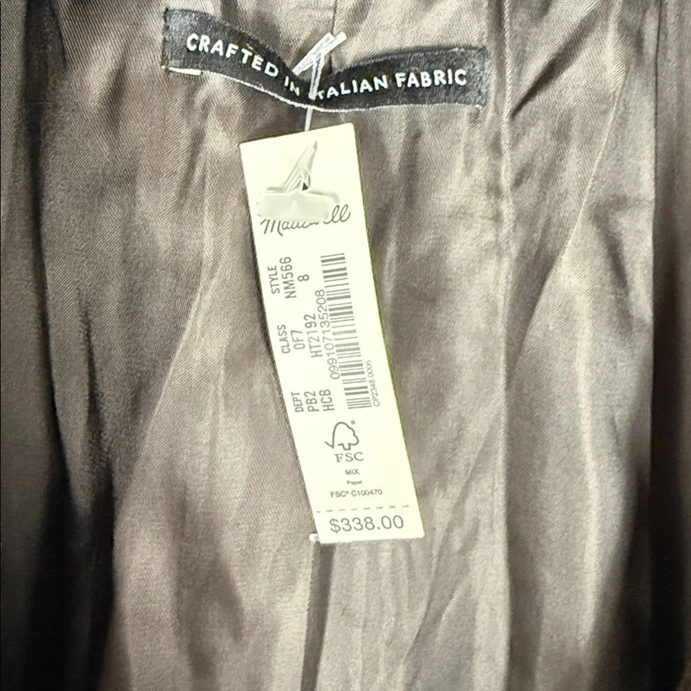 Madewell The Gianna Coat in Insuluxe Fabric Cold Brew - Picture 11 of 13